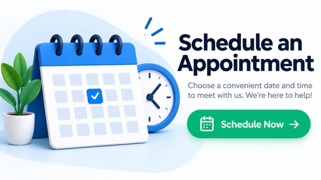 schedule appointment banner optimized